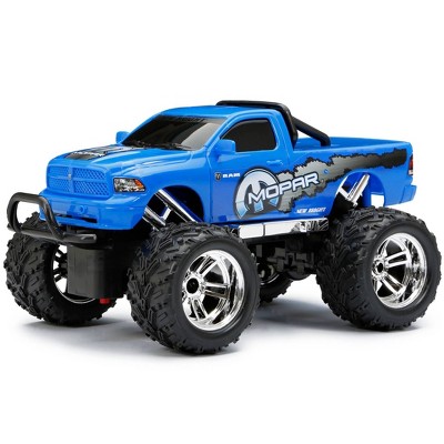 blue rc truck
