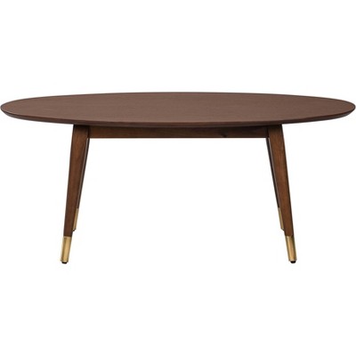Clemintine Mid-Century Oval Coffee Table - Adore Décor