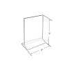 Azar Displays Vertical Top Load Acrylic Sign Holder 7 x 5-inch 10/Pack 142710 - 2 of 4