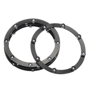Unique Bargains Kitchen Acrylic Ball Bearings Annular Rotating Swivels Lazy Susan Turntable 4 Pcs - 1 of 3