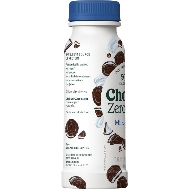 Chobani Zero Sugar Cookies &#38; Cream Yogurt Drink - 7 fl oz, 3 of 14