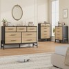 homfan 7 Dresser for Bedroom, 52" Wide Dresser, Wide Drawer with Storage Freestanding, Wooden Closet Storage Chest for Living Room, Bedroom - 4 of 4
