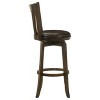Coaster Home Furnishings Lambert Pub Height Swivel Bar Stool with Upholstered Seat Dark Cherry - 4 of 4