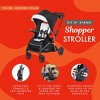 Baby Trend Sit N' Stand 5-in-1 Collapsible Shopper Stroller with Canopy, Visor, Extendable Storage Basket, Phone Tray, and 2 Cup Holders - 3 of 4