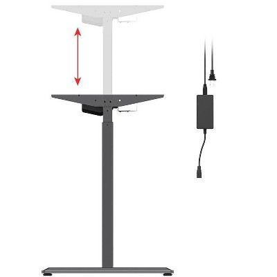 Black Electric Height Adjustable Sit-Stand Desk Frame