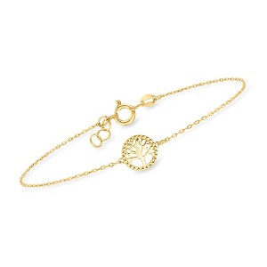 Ross-Simons Italian 10kt Yellow Gold Tree Of Life Bracelet - 1 of 3