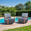 Buenhomino Outdoor Deep Seat Cushion Set 24 x 22 x 6 Inch - 2 Set - 3 of 4