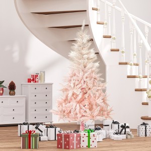 Whisen 7FT Unlit Spruce Artificial Christmas Tree with Realistic Branches and 1000 Tips - 1 of 4