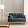 NicBex 56.7 Inch Loveseat Sofa with USB Charging Ports Comfy 2 Seater Couch with Wood Legs for Living Room,Apartment - 2 of 4