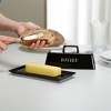 Kook Ceramic Butter Dish with Lid, Kitchen Countertop Butter Keeper - 4 of 4