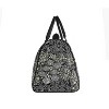 Gustav Klimt The Kiss Black Big Holdall/Duffel Bag - 3 of 4