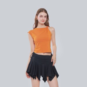 Women's Asymmetrical Knit Top - Wild Fable™ - 1 of 4