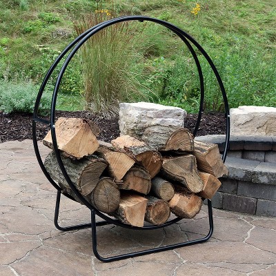 Sunnydaze Decor Firewood Log Hoop - Thumbnail 2