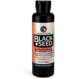 Amazing Herbs Egyptian Black Cumin Seed Oil Mild Flavor 8 Oz - 1 of 3
