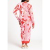 ELOQUII Women's Plus Size Intarsia Two Tone Cardigan Dress - 3 of 4