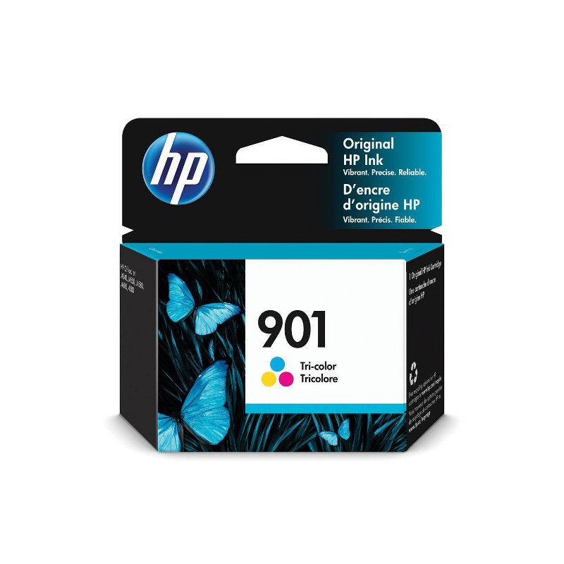 HP 901 Officejet Single Ink Cartridge - Tri-color (CC656AN_14), 1 of 2