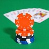 Slickblue 25-Count Striped Dice 11.5g Poker Chips, Clay Composite, Great for Game Nights & Counting Tools, Color Options - 2 of 3