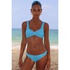 Moda Minx 'Ocean' Scrunch Knot Bikini Top - 3 of 4