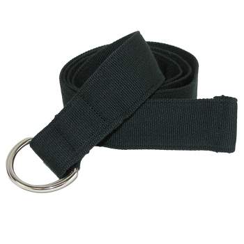 CTM Canvas Web Belt with D Ring Buckle