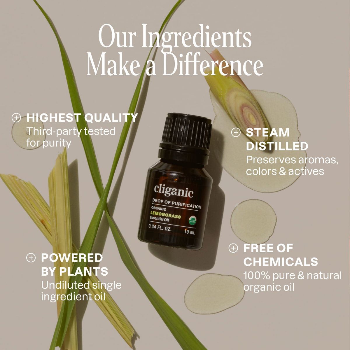 Organic Lemongrass Essential Oil - thumbnail 3