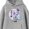Dragon Ball Z Frieza Long Sleeve Athletic Heather Youth Hooded Sweatshirt - 2 of 3
