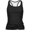 VENUS Womens Ruched Racer Back Tankini - 3 of 3