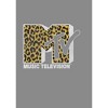 Juniors Womens MTV Cheetah Print Logo Cowl Neck Sweatshirt - 2 of 4