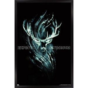 Trends International Harry Potter - Expecto Patronum Magic Framed Wall Poster Prints - 1 of 4