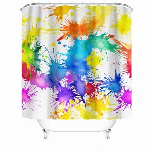Nice Graffiti Shower Curtains for Bathroom Waterproof Fabric Bath Curtain Durable Soft Stylish Bathroom Decor 72x72 Inch - 1 of 1