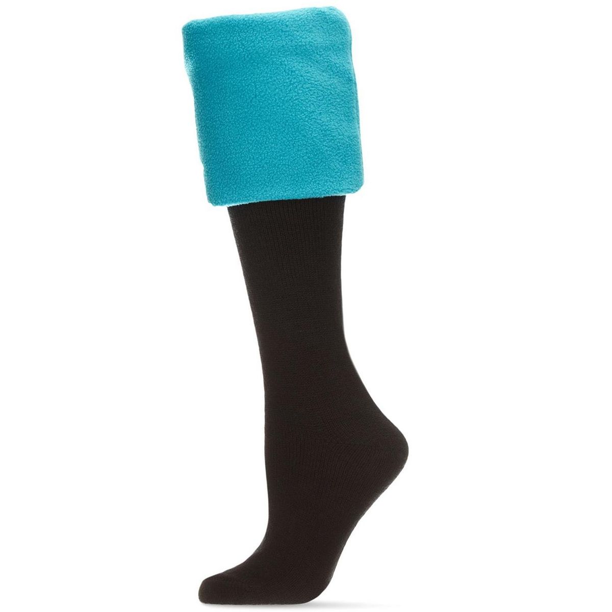 Memoi Extra Fuzzy Cuff Welly Boot Socks - thumbnail 10