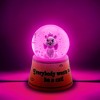 Silver Buffalo Disney Aristocats Marie "Everybody Wants To Be A Cat" Mini Light-Up Snow Globe - 2 of 4