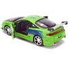 Brian's 1995 Mitsubishi Eclipse Green with Graphics "Fast & Furious" Movie 1/32 Diecast Model Car by Jada - 2 of 3