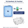 10L Commercial Ultrasonic Cleaner, Professional Ultrasonic Cleaning Machine for Industrial, Automotive, Marine Parts, and Medical Instruments - 2 of 4