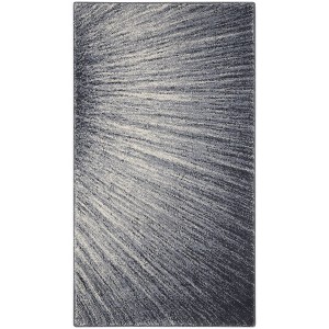 Nourison Home Moroccan Celebration Ombre Indoor Area Rug - 2'2" x 3'9" Blue/Grey - 1 of 4