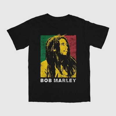 Men's Bob Marley Short Sleeve Crewneck T-Shirt - Black L