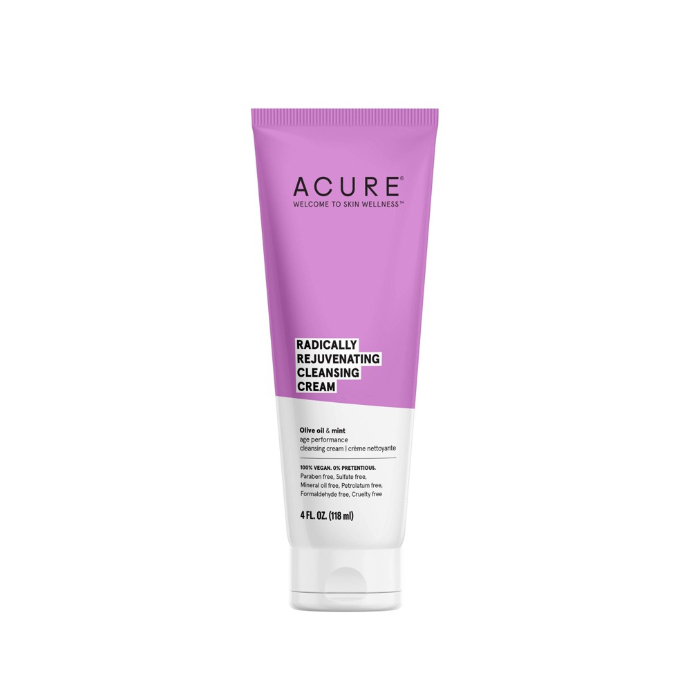 Photos - Facial / Body Cleansing Product Acure Radically Rejuvenating Cleansing Cream - Mint - 4 fl oz 