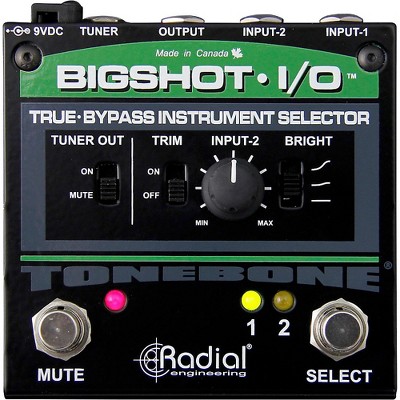 Radial Engineering BigShot i/o True Bypass Instrument Selector Pedal