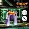 Karl Home 9.8 FT Halloween Inflatables White Ghost Archway Outdoor Decorations - 3 of 4