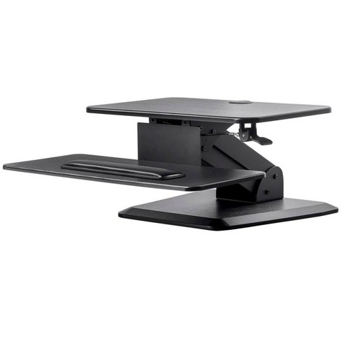 Monoprice Gas Spring Sit Stand Riser Table Desk Converter Black