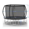 Jump Into Fun 12FT trampoline Pumpkin Waterproof and weatherproof With Curved Safety Padded Poles, Safety Net And 5 Legs for Kids & Adults - 2 of 4