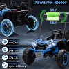 2-Seater Kids Ride On Utv, 24V 4WD Electric Truck with Sun Shade,Remote Control - 3 of 4