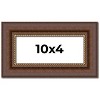 PosterPalooza | Panoramic Traditional Brown Picture Frame - UV Acrylic, Foam Board Backing, Hanging Hardware - 2 of 4