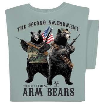 Collections Etc The Right to Arm Bear Novelty Short Sleeve Graphic Tee
