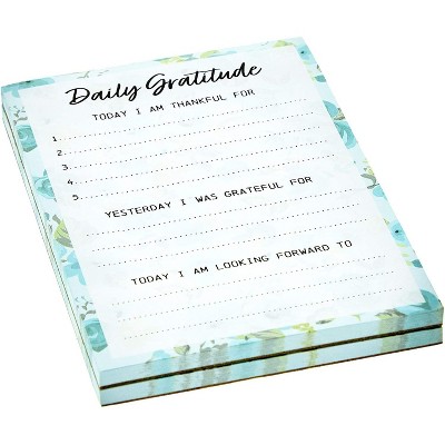 Paper Junkie 2 Pack Daily Gratitude Journal, To Do List Notepad Memo Pad, 50 Sheets, 4 x 6 in