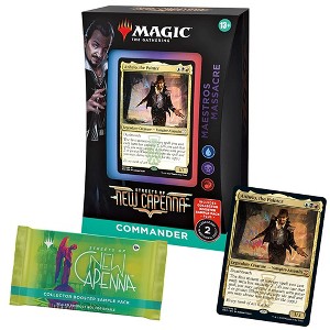 Magic The Gathering Magic: The Gathering Streets of New Capenna Commander Deck – Maestros Massacre + Collector Booster Sample Pack - 1 of 4