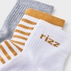 Women's Cushioned Striped 3pk Mid Crew Socks - Universal Thread™ 4-10 - 3 of 3