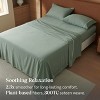 Double Stitch Cotton Tencel Sheet - Bed Sheets Set Queen Size, 4Pc Luxury Hotel Bedding Set, Soft, Cooling & Breathable for Hot Sleepers, Deep Pocket - 4 of 4