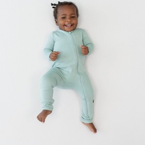 Kyte Baby Zippered Romper in Sage - 1 of 4