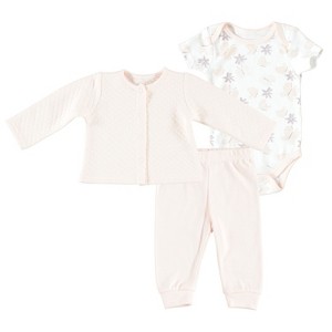 Chick Pea Baby Girl Clothes Cardigan Newborn Dress Up set - 1 of 3