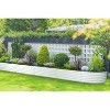 Cesicia 12 x 3 x 1.5 FT Quartz Gray Oval Extra Large Galvanized Raised Garden Beds for Planting Vegetables and Flowers Herb - 4 of 4